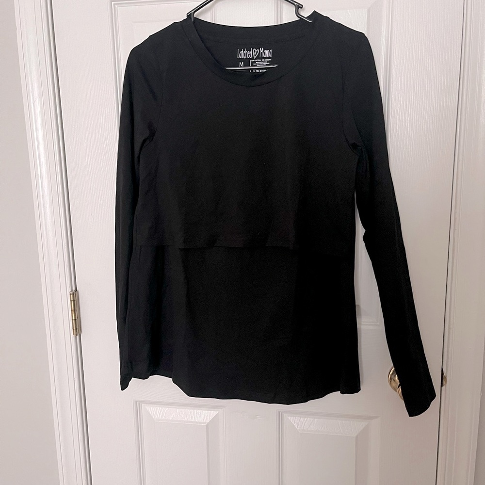 Latched Mama Long Sleeve Cotton Swing Tee